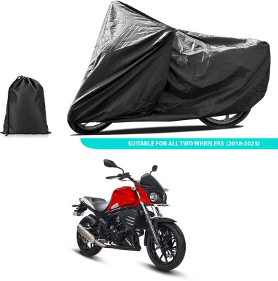 CODOKI Two Wheeler Cover for Mahindra(Mojo UT 300, Black)