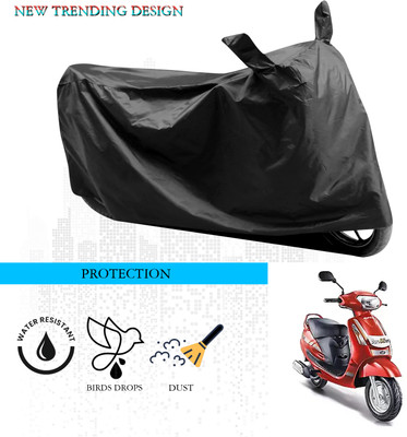 ANTHUB Waterproof Two Wheeler Cover for Mahindra(Duro 125, Black)
