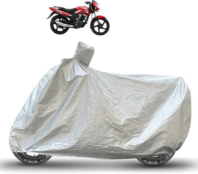 Caronix Waterproof Two Wheeler Cover for TVS(Sport, Silver)