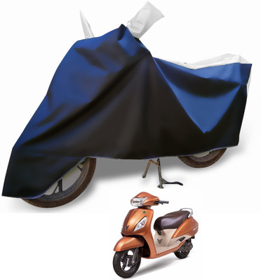 Euro Care Waterproof Two Wheeler Cover for TVS(Jupiter, Silver)