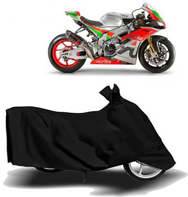 MMSSTAR Waterproof Two Wheeler Cover for Aprilia(RSV4, Black)