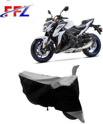 FFZ Waterproof Two Wheeler Cover for Suzuki(GSX-S1000 ABS, Black, Grey)