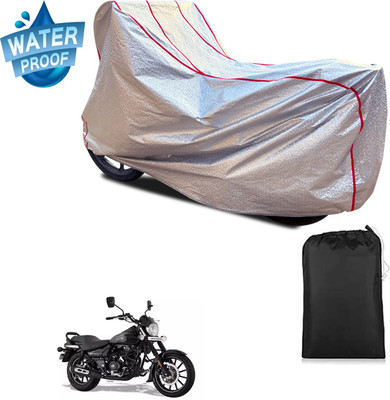 PAGORA Waterproof Two Wheeler Cover for Bajaj(Avenger Street 160, Silver)