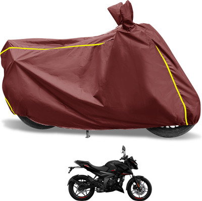 Euro Care Waterproof Two Wheeler Cover for Bajaj(Pulsar N160, Maroon)