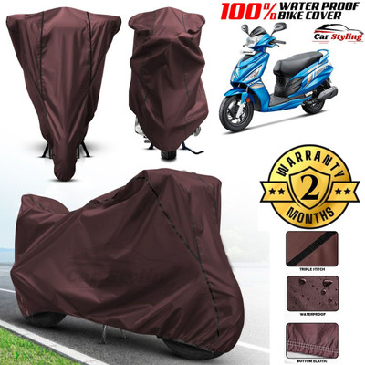 Car Styling Waterproof Two Wheeler Cover for Hero(Maestro, Maroon, Black)