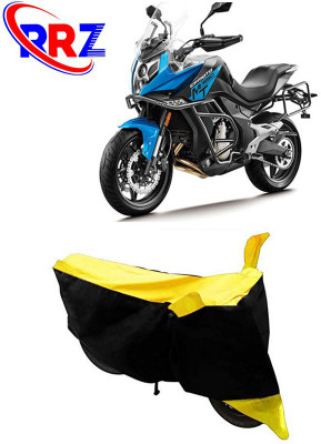RRZ Waterproof Two Wheeler Cover for CFMoto(650MT, Black, Yellow)