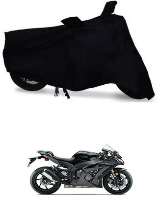 APNEK Waterproof Two Wheeler Cover for Kawasaki(Ninja ZX-10R SE BS6, Black)