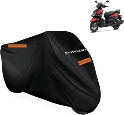 Horseyaart Waterproof Two Wheeler Cover for Yamaha(RayZR 125 Fi, Black)