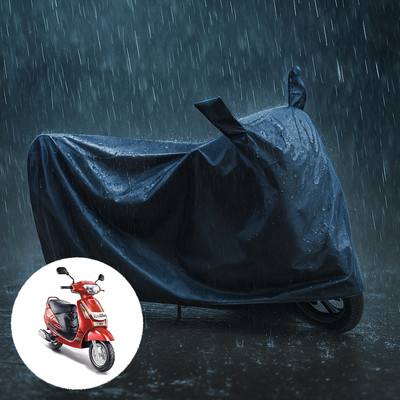 CODOKI Waterproof Two Wheeler Cover for Mahindra(Duro 125, Black)
