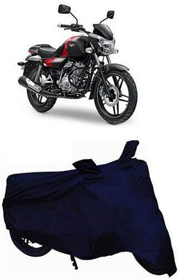 AASHTIK MART Two Wheeler Cover for Bajaj(V15, Blue)