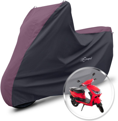 Neodrift Two Wheeler Cover for Hero(Electric Atria, Maroon, Black)