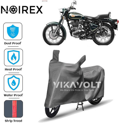 NOIREX Two Wheeler Cover for Royal Enfield(Bullet 500, Grey)
