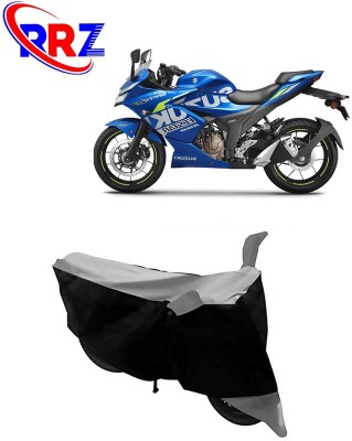 RRZ Waterproof Two Wheeler Cover for Suzuki(Gixxer SF 150, Black, Grey)