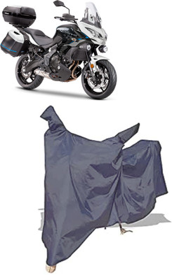 Amexride Two Wheeler Cover for Kawasaki(Versys 650, Grey)