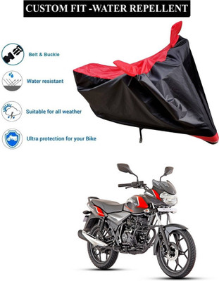 PAGORA Waterproof Two Wheeler Cover for Bajaj(Discover 110, Red)
