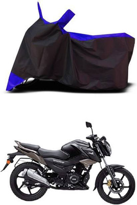 RAAMKM Waterproof Two Wheeler Cover for TVS(Raider, Black, Blue)