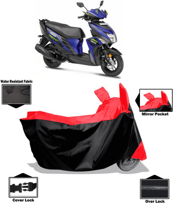 Amexride Two Wheeler Cover for Yamaha(Cygnus Ray ZR, Red)