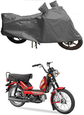 Mdstar Waterproof Two Wheeler Cover for TVS(Heavy Duty, Grey)