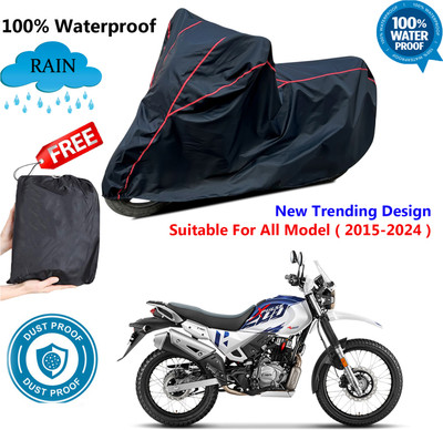 AUTOCAD Waterproof Two Wheeler Cover for Hero(MotoCorp XPulse 200T, Black, Red)
