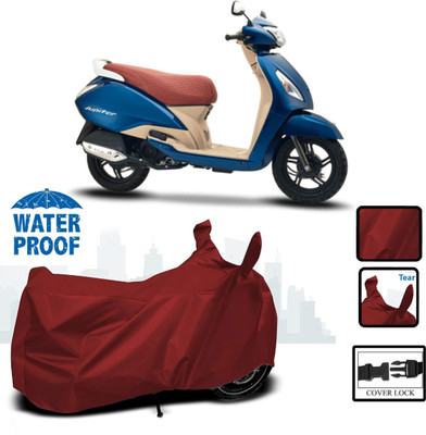 HWSXQAE Waterproof Two Wheeler Cover for Universal For Bike(Maroon)