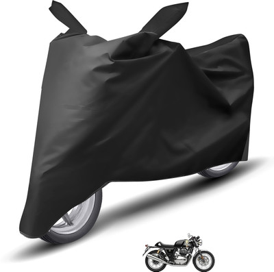 Caronix Waterproof Two Wheeler Cover for Royal Enfield(Continental GT 650, Black)