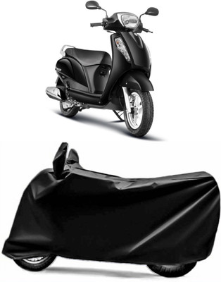V VINTON Two Wheeler Cover for Suzuki(Access SE, Black)