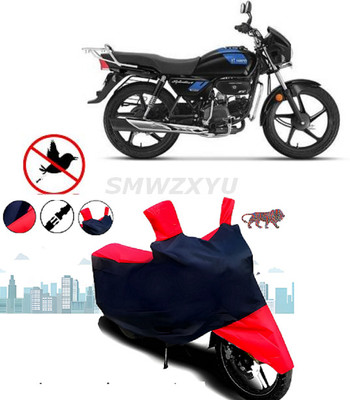 smwzxyu Waterproof Two Wheeler Cover for Hero(Glamour Blaze, Red, Blue, Multicolor)