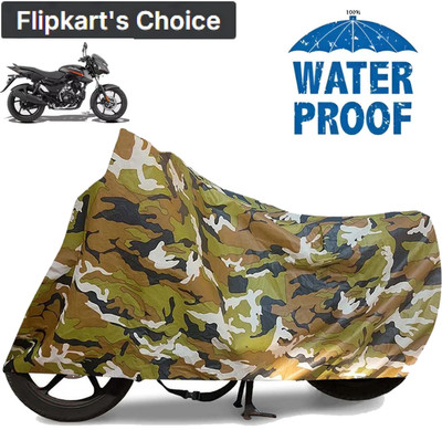 aksmit Waterproof Two Wheeler Cover for Bajaj(Pulsar 125, Multicolor)
