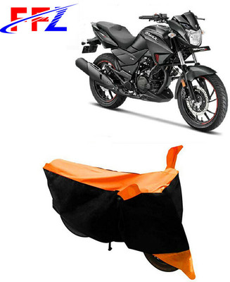 FFZ Waterproof Two Wheeler Cover for Hero(Hunk, Black, Orange)