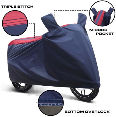 AutoRetail Two Wheeler Cover for TVS(Rodeo UZO, Blue, Red)