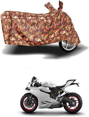 DeepShakshi AUTOMOTIVE Waterproof Two Wheeler Cover for Ducati(899 Panigale, Red)