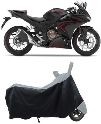 Coxtor Waterproof Two Wheeler Cover for Honda(CBR500R BS6, Grey)