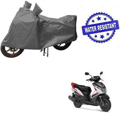 DeepShakshi AUTOMOTIVE Waterproof Two Wheeler Cover for Yamaha(Ray Z, Grey)