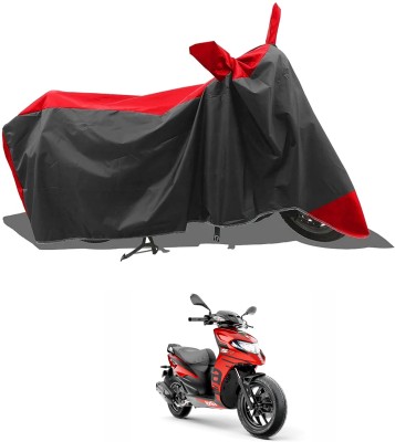 KEDIT Two Wheeler Cover for Aprilia(Red, Black)