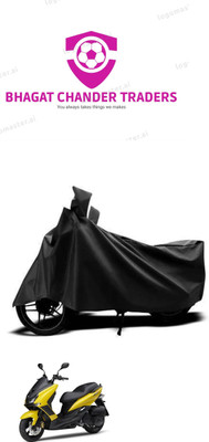 bhagat chander traders Waterproof Two Wheeler Cover for Yamaha(Monster, Black)