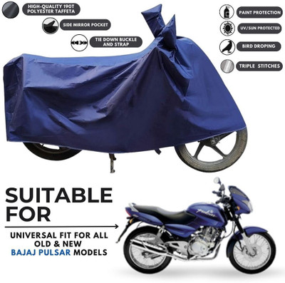 MADAFIYA Two Wheeler Cover for Bajaj(Pulsar 180 DTS-i, Blue)