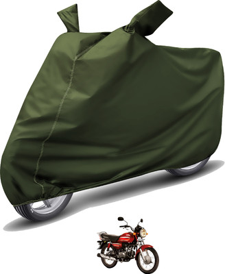 Auto Hub Waterproof Two Wheeler Cover for Hero(CD Dawn, Green)