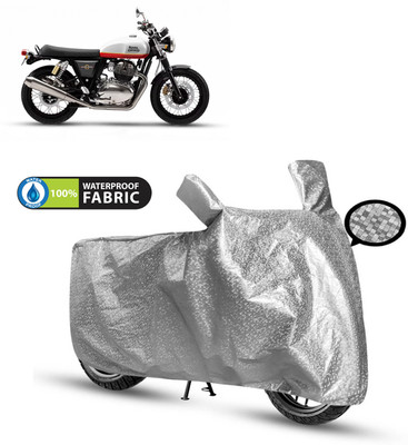CODOKI Waterproof Two Wheeler Cover for Royal Enfield(Interceptor 650, Silver)