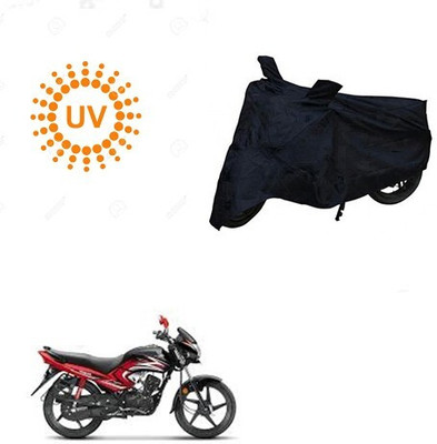 MMSSTAR Waterproof Two Wheeler Cover for Honda(Dream Yuga, Black)