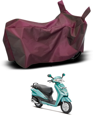 CODOKI Waterproof Two Wheeler Cover for Hero(Duet, Maroon)