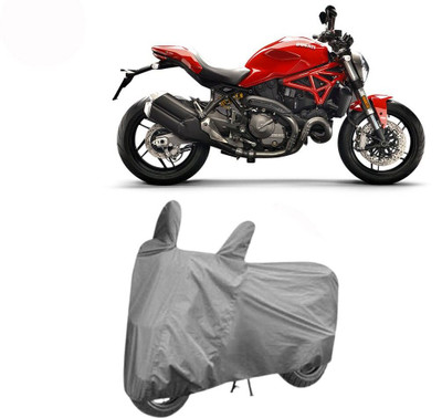 DeepShakshi AUTOMOTIVE Waterproof Two Wheeler Cover for Ducati(Monster 821, Grey)
