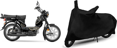 BUZZSAW Waterproof Two Wheeler Cover for TVS(XL 100 Heavy Duty, Black)