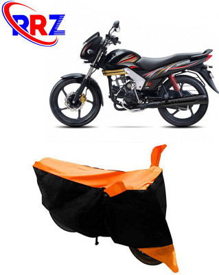RRZ Waterproof Two Wheeler Cover for Mahindra(Centuro XT, Black, Orange)