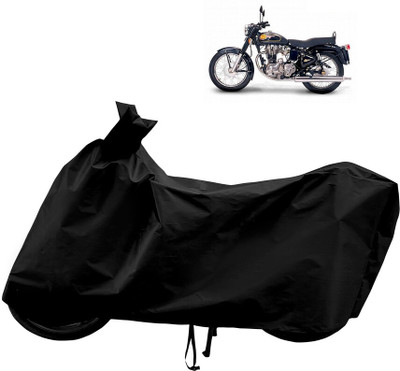 Horseyaart Waterproof Two Wheeler Cover for Royal Enfield(Electra 5S, Black)