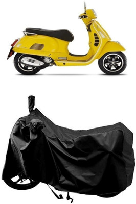MMSSTAR Waterproof Two Wheeler Cover for Vespa(GTS Super 125 BS6, Black)