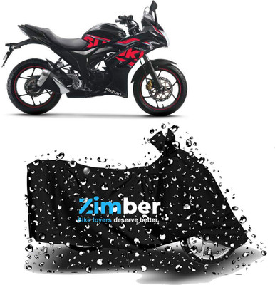 SMDP Waterproof Two Wheeler Cover for Suzuki(Gixxer SF, Blue)