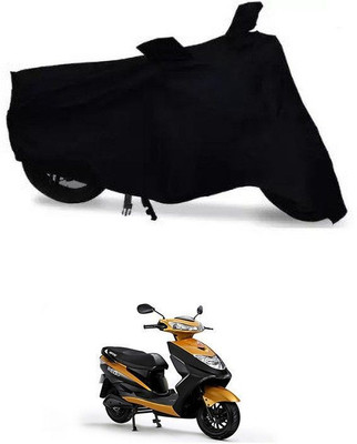 DeepShakshi AUTOMOTIVE Waterproof Two Wheeler Cover for Ampere(REO, Black)