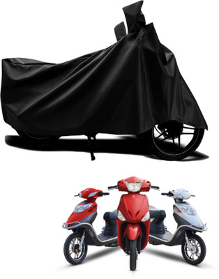 KEDIT Two Wheeler Cover for Hero(Electric Flash, Black)