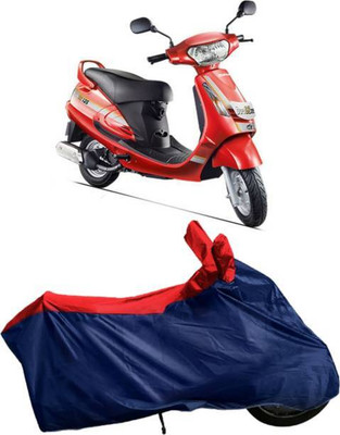 smwzxyu Waterproof Two Wheeler Cover for Mahindra(Duro, Blue, Red)
