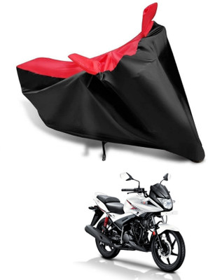 KEDIT Two Wheeler Cover for Hero(Ignitor, Red, Black)